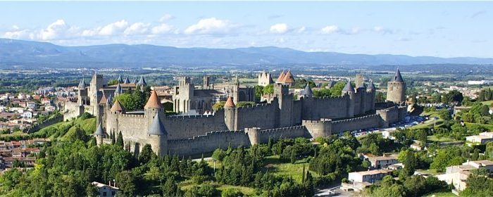 Le Cité de Carcassonne vue du sud